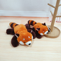 En gros, Peluches animaux allongés douces et rembourrées (Panda, Renard, Ours, Paresseux), Cadeau mignon pour enfants, Logo personnalisé