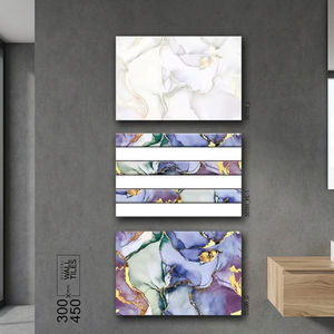 กระเบื้องบุผนังเซรามิกดีไซน์เนอร์สีน้ำเงินคุณภาพสูง ขนาด 450x300 มม. รับประกัน 5 ปีขึ้นไป หนา 10 มม. ทนกรด เคลือบเงา - Product Image 3