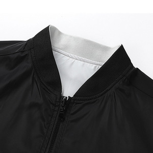 Reversible Men's Jacket Autumn Winter Windproof Flight Coat Custom Logo Daily Wear - Product Image 4