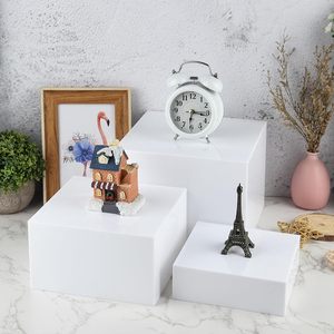 HQ trắng tự phục vụ nhà hàng Rack hiển thị với 3 hộp Acrylic dọc bàn ăn hiển thị mô hình s20240228 - Product Image 2