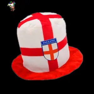 廉价成人和儿童英国国旗颜色圣乔治体育迷派对帽HPC-2061