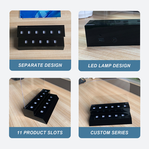 Soporte <span class=keywords><strong>de</strong></span> escritorio luminoso LED, tienda sin humo, farmacia, accesorios <span class=keywords><strong>de</strong></span> tubería preenrollada, soporte <span class=keywords><strong>de</strong></span> exhibición Acrílico - Product Image 2