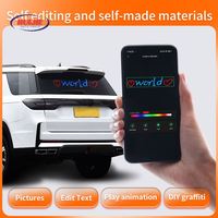 Nouveaux feux Devil Eyes pour camion et voiture, écran LED numérique flexible intelligent avec alimentation USB