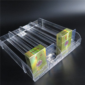 Hookei Manufacturer Customize Supermarket <b>Plastic</b> Divider <b>Shelf</b> Spring Loaded Pusher <b>Shelf</b> Management System for - Product Image 2