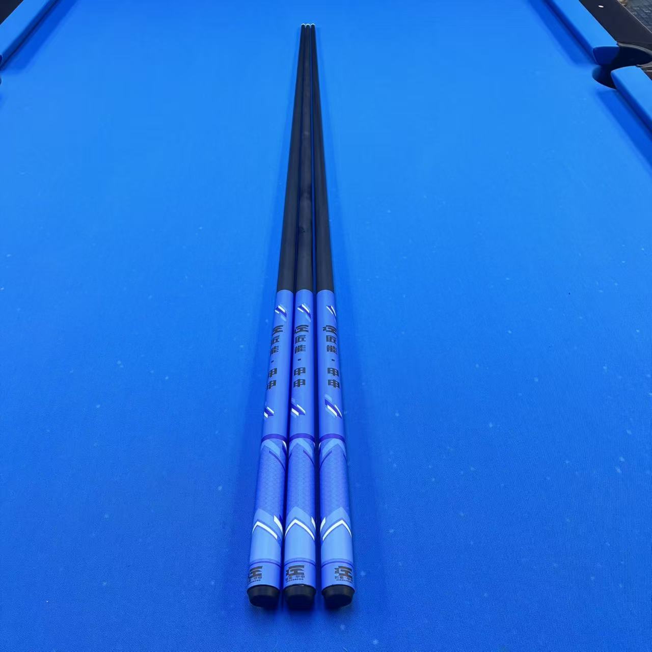 Portable Pool Cue Holder - 3 Place Q-Claw Rack With Rubber Grip Base For Billiards Accessories