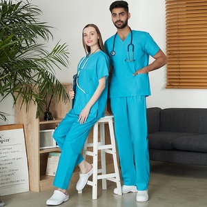 Top Quality Joggers <strong>Supplier</strong> Advantage Stretch Hospital <strong>Medical</strong> Soft Cherokee Nurse Uniform Two Piece <strong>Scrubs</strong> Set - Product Image 4