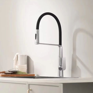 Robinet de cuisine en laiton à poignée unique moderne à montage sur pont mitigeur de lavabo en céramique à trou unique à induction sans contact dernier cri eau froide - Product Image 5