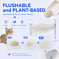 Litière agglomérante écologique pour chats, prix usine, OEM pour animaleries