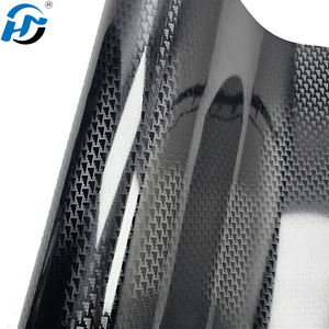 Pegatina <span class=keywords><strong>automotriz</strong></span> de fibra de carbono chapada en patrón de avión negro de alto brillo PET TPU para películas de carrocería de coche calcomanías vinilo envolvente para vehículos - Product Image 6