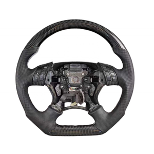 Volant <span class=keywords><strong>de</strong></span> <span class=keywords><strong>voiture</strong></span> <span class=keywords><strong>sport</strong></span> en cuir et fibre <span class=keywords><strong>de</strong></span> carbone LED forgé sur mesure pour Honda Accord 7ème génération 2008 2007 2006 2005 2004 2003 2002 - Product Image 4