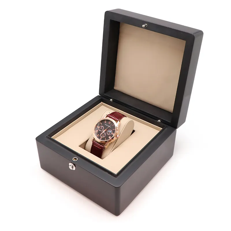 Una caja de reloj personalizada, caja de regalo para reloj, caja de reloj con logotipo personalizado de lujo, caja de joyería, embalaje