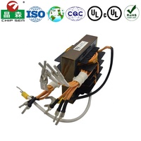 Module de chargeur de VE 3000W LLC, transformateur à noyau de ferrite résonant EE55 EE70 EE80 EE65