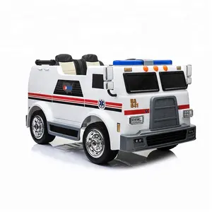 Lingli Custom Mini Elektrische Ambulance Afstandsbediening 12V Ride-On Speelgoedauto 'S Voor 3 Tot 8 Jaar Kinderen