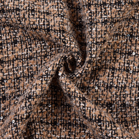 Tissu vintage haut de gamme en tweed grossier, style petit, tissé, léger, respirant, pour vêtements faits main DIY, matériaux pour gilet