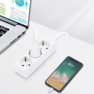 Regleta de 3 tomas sin interruptor, 1,5 m, 3G, 1,5 mm blanca, ideal para ampliar conexiones eléctricas en hogares y oficinas. - Product Image 2