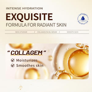 Venda quente De Colágeno Soro Orgânico Hidratante Restaurando Rugas Redução Whitening Colágeno Rosto Soro - Product Image 6