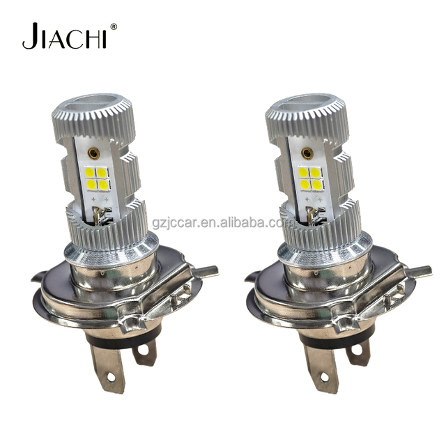JIACHI Super Bright P15D Led Motorcycle Headlight Bulbs H4 BA20D 10000LM 6000K 12V High Low Beam New