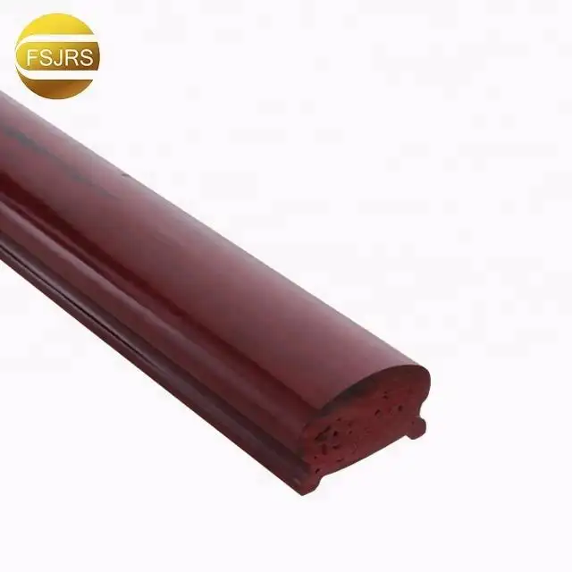 Indoor Easy Bending Flexibler PVC-Wand handlauf PVC-Handlauf Imitat iver Holz-PVC-Kunststoff-Treppen handlauf