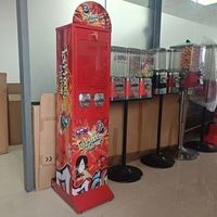 Distributeur automatique commercial d'autocollants à 2 colonnes, machine à monnayeur et distributeur de cartes pour les entreprises de tatouage et de cartes à collectionner
