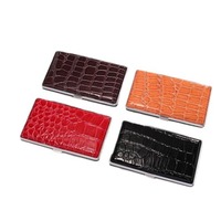 PU cuir 5.5mm mince étendu métal 20-Pack Ultra-mince Flip Cover étanche impression personnalisée en gros pour étuis à cigarettes