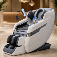 Fauteuil de massage à simulation de toucher humain, corps entier, zéro gravité, compression par airbag électrique, siège inclinable, logo personnalisé, fabrication ODM