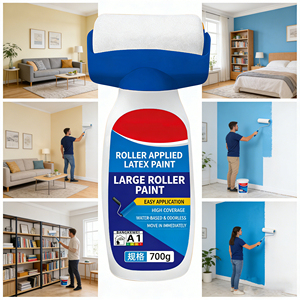 Indoor Wall <b>Large</b> <b>Roller</b> Latex Paint for Wall Repair White Wall Coating Self-Painting Household Renovation and Stain Removal - Product Image 6