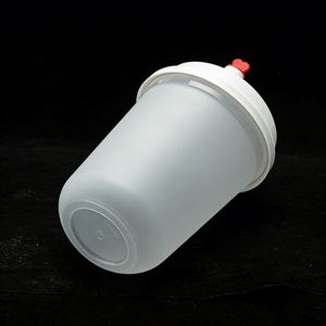 Gobelets jetables écologiques en PP à paroi simple, forme en U, givrés, avec logo personnalisé, 14oz/380ml, 16oz/500ml, 18oz/700ml, qualité alimentaire, numériques - Product Image 2