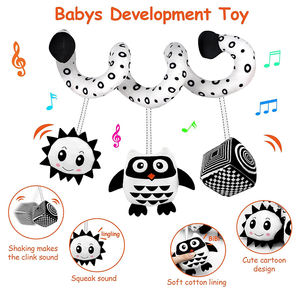 V094 Personalizar Espiral Cochecito Juguetes Recién Nacido Felpa Colgante Bebé Sonajero Suave Sensorial Juguetes <span class=keywords><strong>de</strong></span> Peluche <span class=keywords><strong>para</strong></span> Moisés Cama <span class=keywords><strong>Cuna</strong></span> Regalos Ideales - Product Image 2