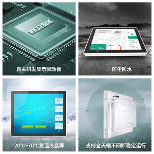 จอแสดงผลอุตสาหกรรมทางการแพทย์ระบบแอนดรอยด์แบบ All-in-One ยี่ห้อ Lehua ขนาด 12 นิ้ว ป้องกันการรบกวน EMI EMC พร้อมพอร์ตเชื่อมต่อหลากหลาย - Product Image 4