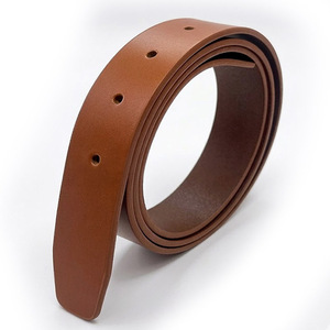 Correa de cuero genuino italiano de origen coreano, 33mm de ancho, 130cm de largo, correa de repuesto de 5 orificios sin hebilla, piel de vaca para hombre - Product Image 4