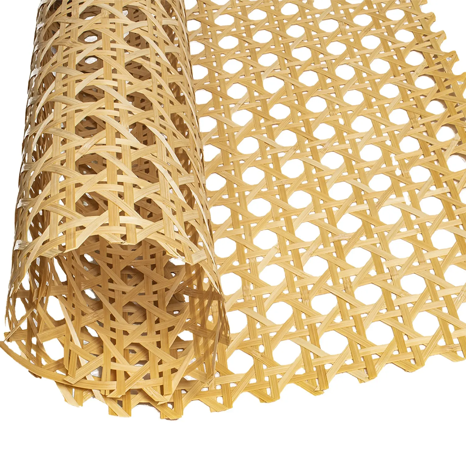 天然竹織りマット竹巻き籐ガーデニングカスタム竹織りメッシュ