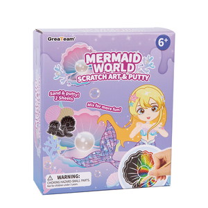 Mermaid Themed Mixed Clay <b>Slime</b> DIY Toys Modeling Putty Stress Relief Toys Professional Education for Children Cheap and Fun - Product Image 3