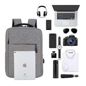 Sac à dos pour ordinateur portable en similicuir au design classique, avec cadre externe, unisexe, antivol, pour étudiants et professionnels - Product Image 6