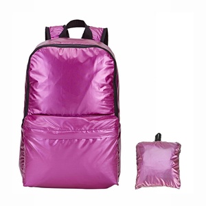 Sac à dos de voyage personnalisé, mini, imperméable, avec logo, pas cher, léger, en nylon, portable, sac d'extérieur pliable - Product Image 2