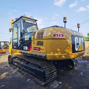 Excavadora sobre orugas Caterpillar 323D2L usada, excavadora pesada de 29 toneladas con componentes de núcleo de bomba de motor de bajo precio, modelos similares 320D 330D - Product Image 4