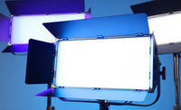 Panneau lumineux LED 400W CCT 3200K/5600K, contrôle DMX512, source COB pour théâtre, cinéma, opéra, scène