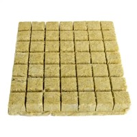 Cubes de laine de roche hydroponiques, substrat de culture hors sol, bouchons de laine de roche pour la germination des graines de légumes et de fleurs