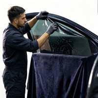 Fournisseurs de petites quantités – Film solaire nano-céramique transparent et réglable pour vitres de voiture, design autocollant