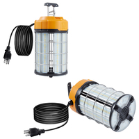 Listé UL 130lm/w 60W 100W 150W Lampe de travail LED raccordable avec prise de fil de 1.5m Lampe de travail LED temporaire portable