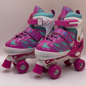 <span class=keywords><strong>Pattini</strong></span> in Linea per Bambini con Ruote Regolabili a Quattro Ruote, Doppia Fila, Ruote in PP PU Completamente Luminose, Vendita Diretta dalla Fabbrica per Ragazzi - Product Image 5