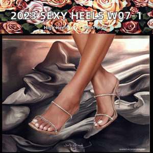 Chaussures à talons hauts pour femmes et escarpins à talons aiguilles élégants pour mariages, soirées et cérémonies, avec strass - Product Image 3