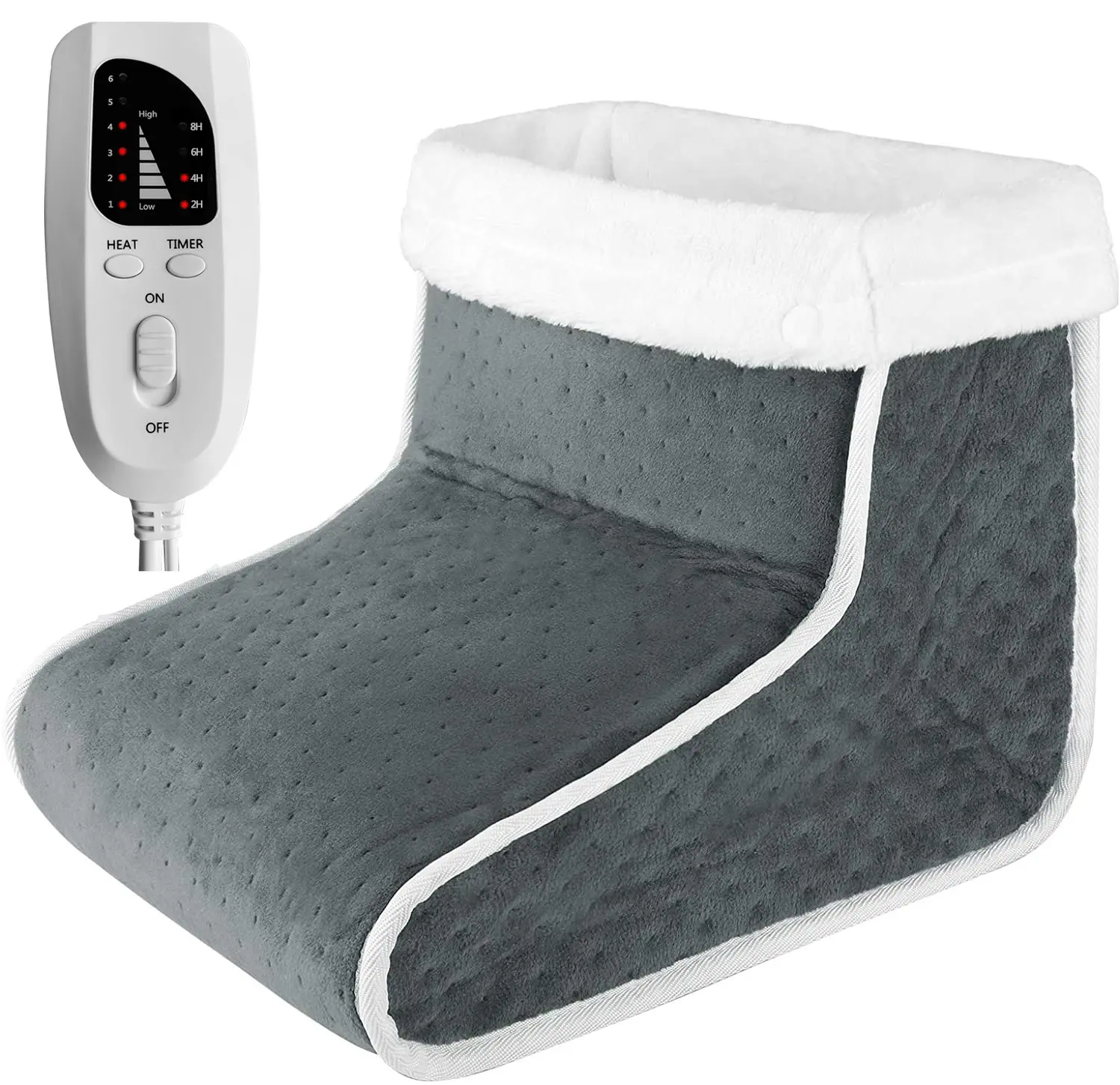 Universal Electric Heating Foot Pad Household Washable 30cm Soft Plush Foot Warmer Heater Feet Warming Mat Winter