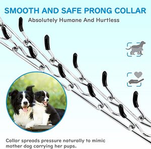 Supet Dog <strong>Prong</strong> <strong>Collar</strong>, Adjustable Dog <strong>Training</strong> <strong>Collar</strong> with Buckle for Small Medium Large Dogs - Product Image 2