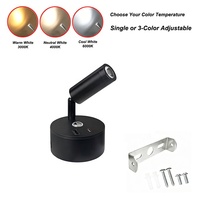 Lampe de lecture LED en aluminium pour yacht, bateau, camping-car, remorque, caravane, lumière intérieure de camping-car, projecteur de lecture LED DC12V-24V