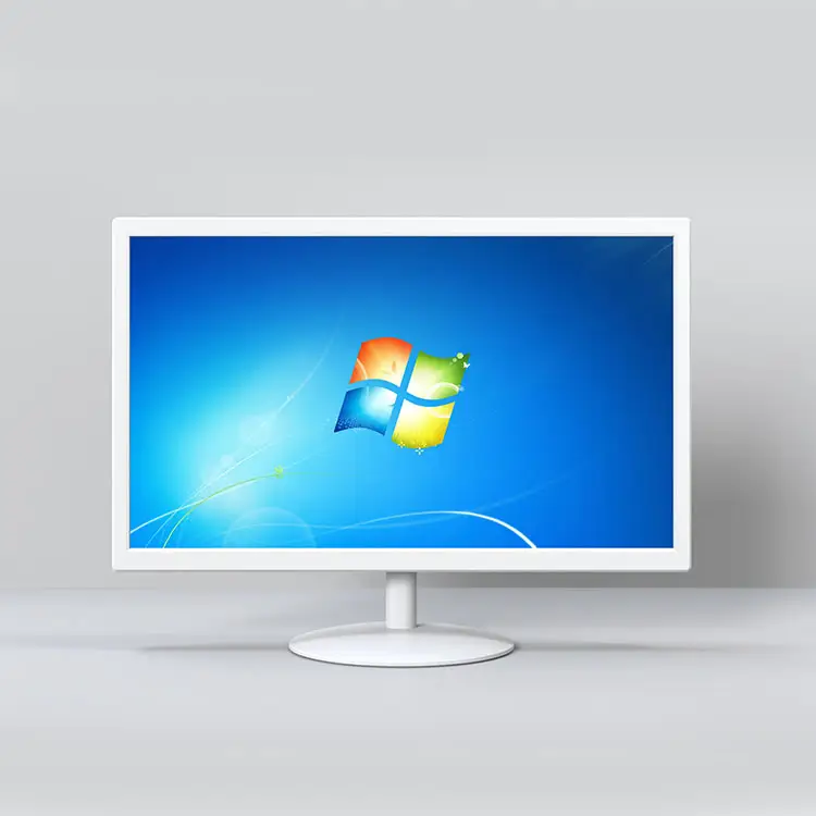 low price 19" inch Monitor 75hz lcd computer monitors high quality pc monitor The white casing