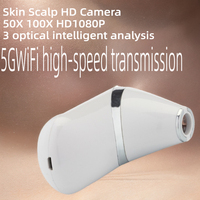 Wireless Three-spectrum Skin Scalp Analyzer Face & Head Analysis 50x Magnification for Commercial & Home Use