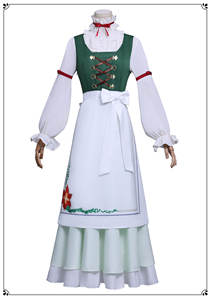 Disfraz de Cosplay de Frieren: El Final del Viaje, Conjunto de Vestuario de Anime de <span class=keywords><strong>la</strong></span> Colaboración Echo KFC, Vestido de Poliéster para Mujer Adulta, Disponible en Stock - Product Image 2