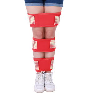 Attelle de jambe Hengfukang pour la correction des jambes arquées, en forme de O ou en forme de X, pour adultes et enfants, en plastique bleu, support manuel - Product Image 5