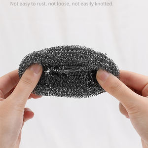 Aço inoxidável Mesh Cozinha Limpeza <span class=keywords><strong>Ball</strong></span> Pot Scrubber Esponjas & Scouring Pads - Product Image 3