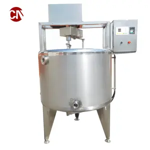 Industrial High Productivity Small Scale 100L Small Cheese Vat 200L 300L 500L Cheese Production Line